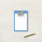 Post-it® Sésame Sésame | Pâtes sésame | Ajouter votre texte (Sur un bureau)