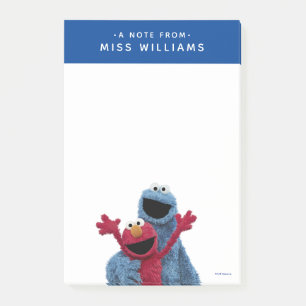 Post-it® Sesame Street Elmo & Cookie Monster