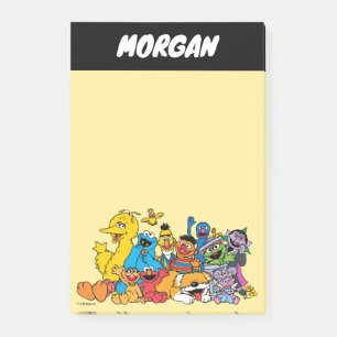 Post-it® Sesame Street Groupe des amis de Sesame Ajoute