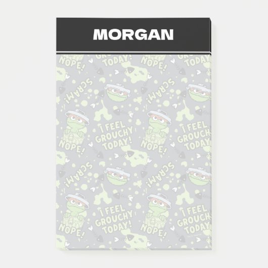 Post-it® Sesame Street | Oscar le Grouch | Ajouter un nom (Devant)