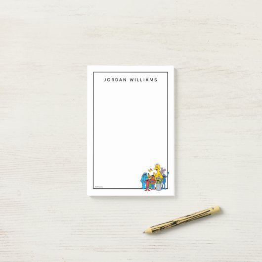 Post-it® Sesame Street Pals Wing (Sur un bureau)