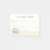 Post-it® Seul coquillage sur la plage (Devant)