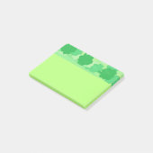 Post-it® Shades of Green Shamrock Post Notes (Incliné)