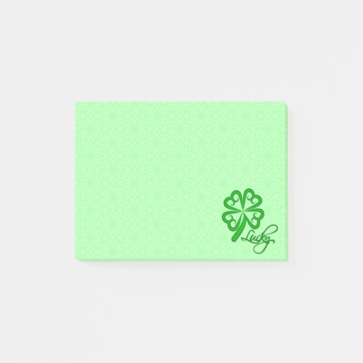 Post-it® Shamrock chanceux (Devant)