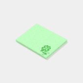Post-it® Shamrock chanceux (Incliné)