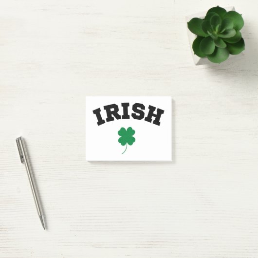 Post-it® Shamrock irlandais St Patrick's (Bureau)