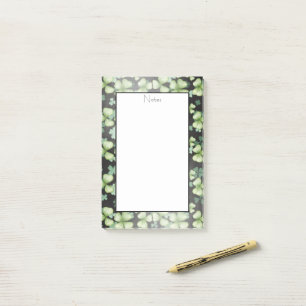 Post-it® Shamrock noir moderne vert