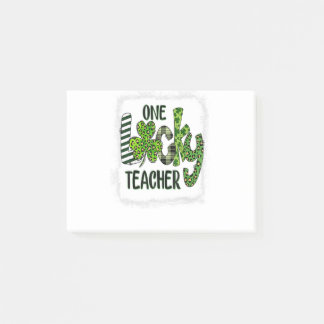 Post-it® Shamrock One Lucky Teacher St Patrick