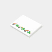 Post-it® Shamrock Rainbow Pot of Gold St. Patrick's Day (Incliné)