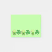 Post-it® Shamrock vert Clover Beer Mug St. Patrick's Day (Devant)