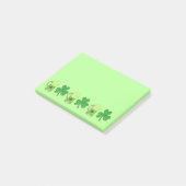 Post-it® Shamrock vert Clover Beer Mug St. Patrick's Day (Incliné)