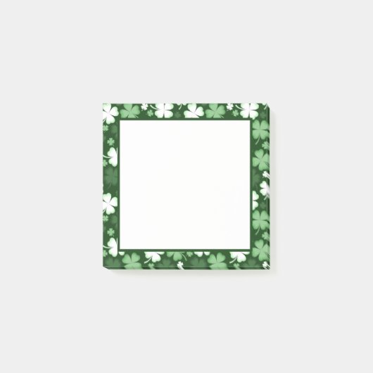 Post-it® Shamrocks de la Saint Patrick (Devant)