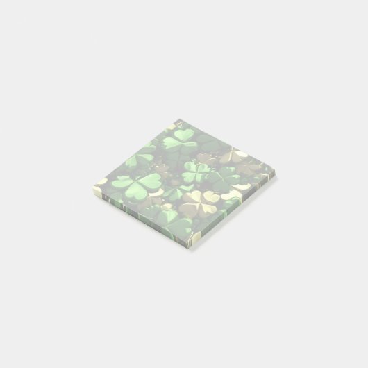 Post-it® Shamrocks Gold Green (Incliné)