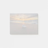 Post-it® Shell à la plage à l'île du coucher du soleil | (Devant)