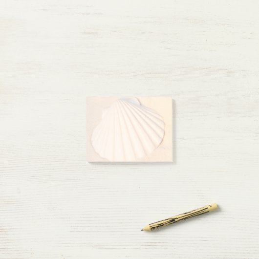 Post-it® Shell s'étendant en sable (Sur un bureau)