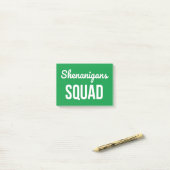 Post-it® Shenanigans Squad St Patrick's Day (Sur un bureau)