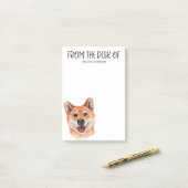 Post-it® Shiba Inu Lover (Sur un bureau)