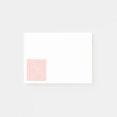 Post-it® Shimmer rose vif - Ajouter du texte, Monogramme co (Devant)