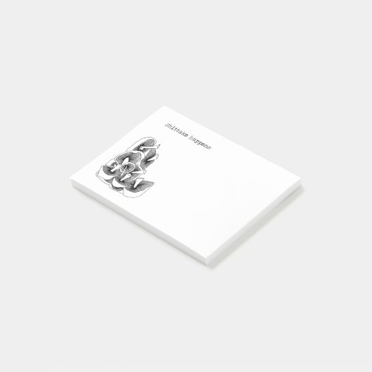 Post-it® Shitake arrive (Incliné)
