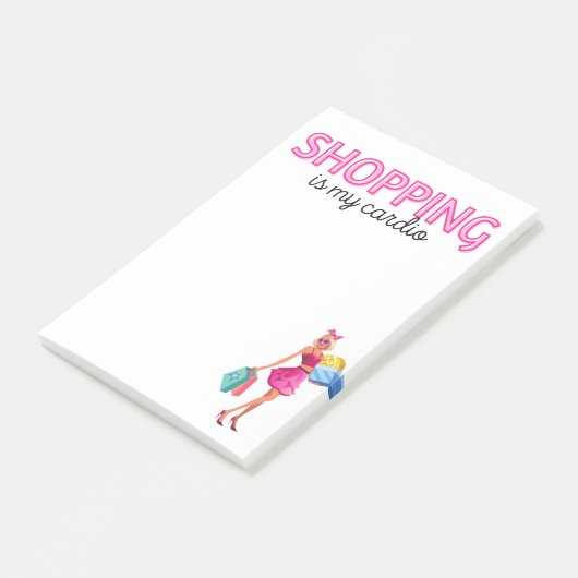 Post-it® Shopping c'est mon Cardio (Incliné)