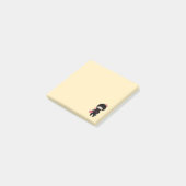 Post-it® Shopping Ninja Girl sur Jaune (Incliné)
