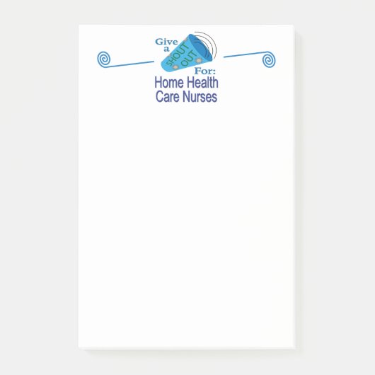 Post-it® Shout Out for Home Health Care Nurses (Devant)