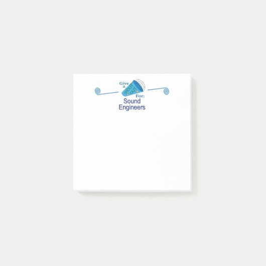 Post-it® Shout Out for Sound Engineers (Devant)