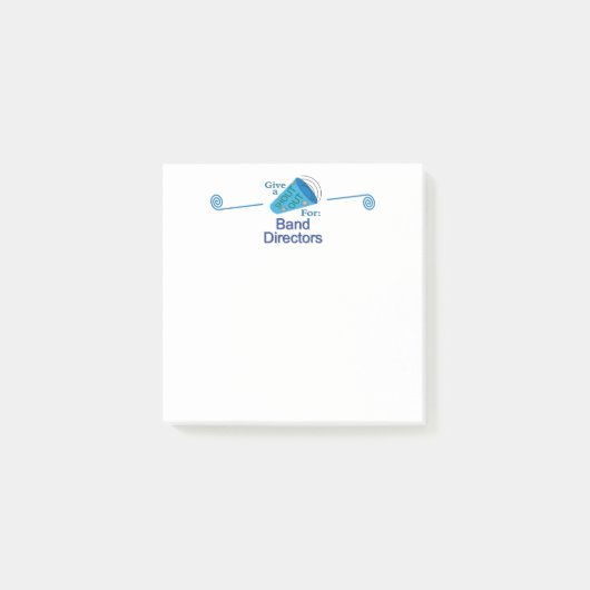 Post-it® Shout Out pour les directeurs de bande (Devant)