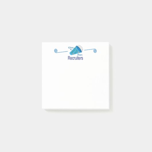 Post-it® Shout Out pour les recruteurs (Devant)