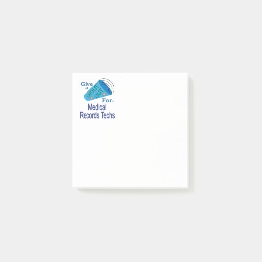 Post-it® Shout Out pour les techniciens des enregistrements (Devant)