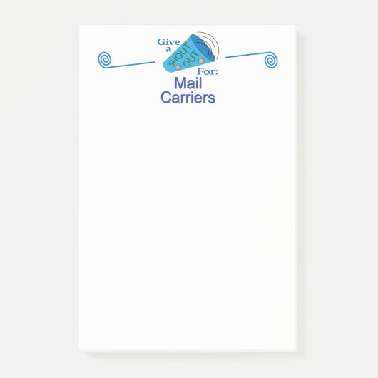 Post-it® Shout Out pour les transporteurs de courrier (Devant)