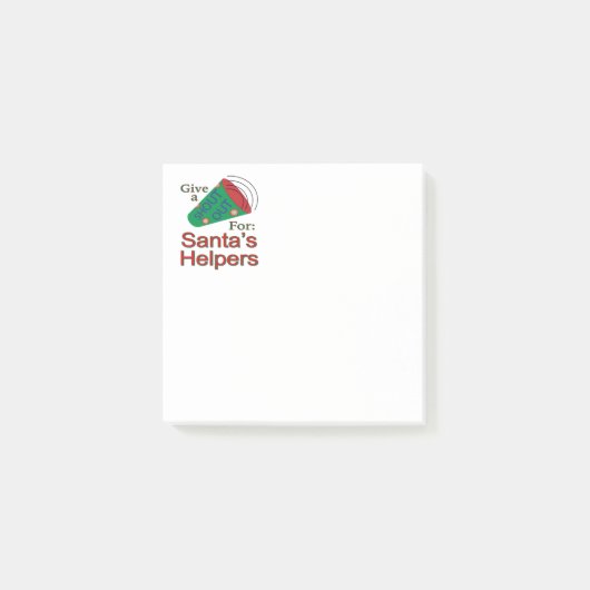 Post-it® Shout Out pour Père Noël Helpers (Devant)