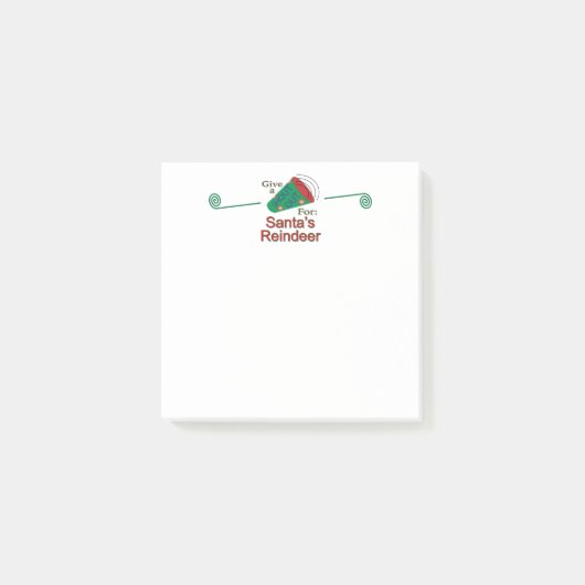 Post-it® Shout Out pour Père Noël Reindeer (Devant)