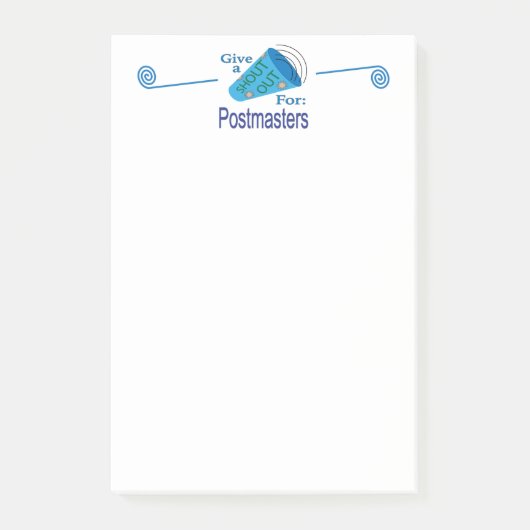 Post-it® Shout Out pour Postmasters (Devant)