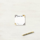 Post-it® Shout out recognition employee daily kudos display (Sur un bureau)