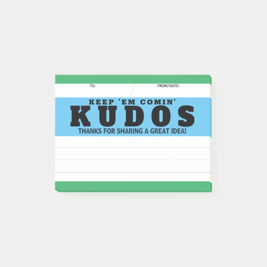 Post-it® Shout salue la grande reconnaissance des idées apr (Devant)