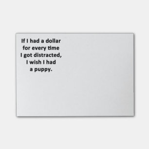 Post-it® Si j'avais un dollar