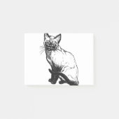 Post-it® Siamese Chat Feline Animal assis Siamese Kitty (Devant)