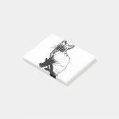 Post-it® Siamese Chat Feline Animal assis Siamese Kitty (Incliné)