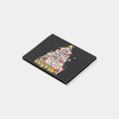 Post-it® Siberian husky christmas tree lights dog (Incliné)