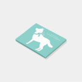 Post-it® Sibérie Husky Chien Chien Chien Chiot Malamut (Incliné)