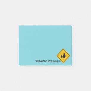 Post-it® signalisation routière des pingouins - pavé Post-I