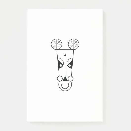 POST-IT® SIGNE DE CHEVAL (Devant)