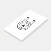 Post-it® SIGNE DE Lapin (Incliné)