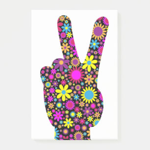 POST-IT® SIGNE DE PAIX FLORALE
