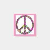 Post-it® SIGNE DE PAIX FLORALE super (Devant)