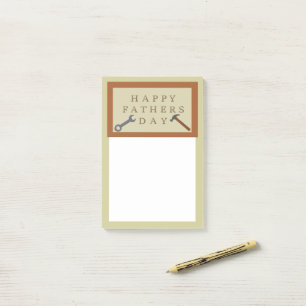POST-IT® SIGNE FÊTE DES PÈRES EN BOIS