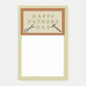 POST-IT® SIGNE FÊTE DES PÈRES EN BOIS (Devant)