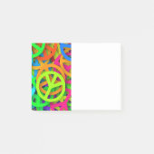 Post-it® Signes de paix super Motif arc-en-ciel (Devant)