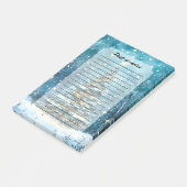 Post-it® Silent Night Glow Bright Christmas Forest Tree (Incliné)